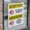 Signmission No Guns Allowed Bilingual OSHA Security Notice Sign, Vinyl Decal, 10in W x 14in L, 2PK OS-2PACK-SN-D-1014-L-11612 - alternate 5